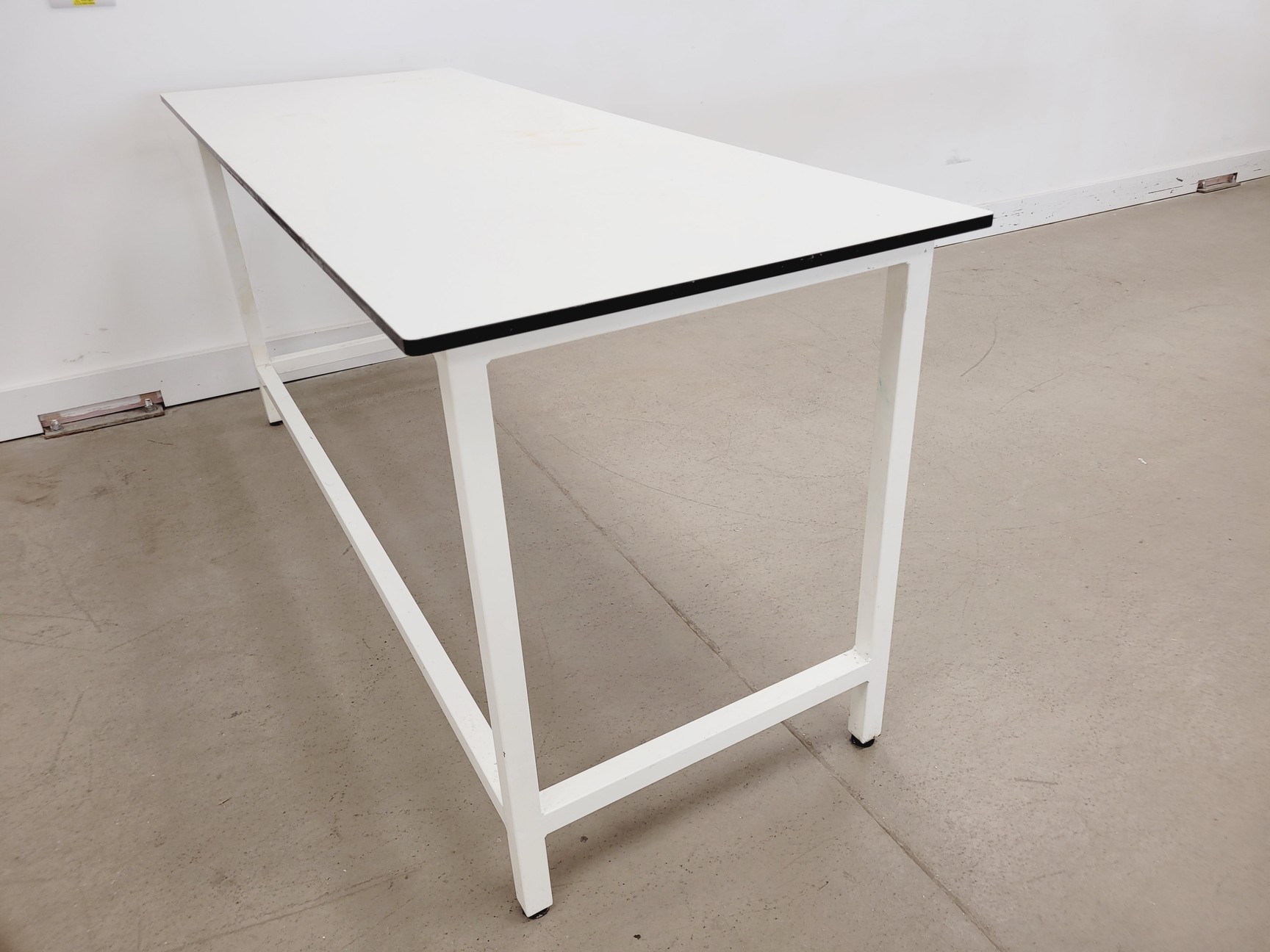 Image of 6 x White Trespa Tables Laboratory Benching