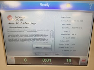 Thumbnail image of Beckman Coulter Avanti JXN-26 Ultra Centrifuge Spares/Repair Lab