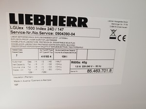 Thumbnail image of Liebherr LGUex 1500 MediLine Laboratory Freezer