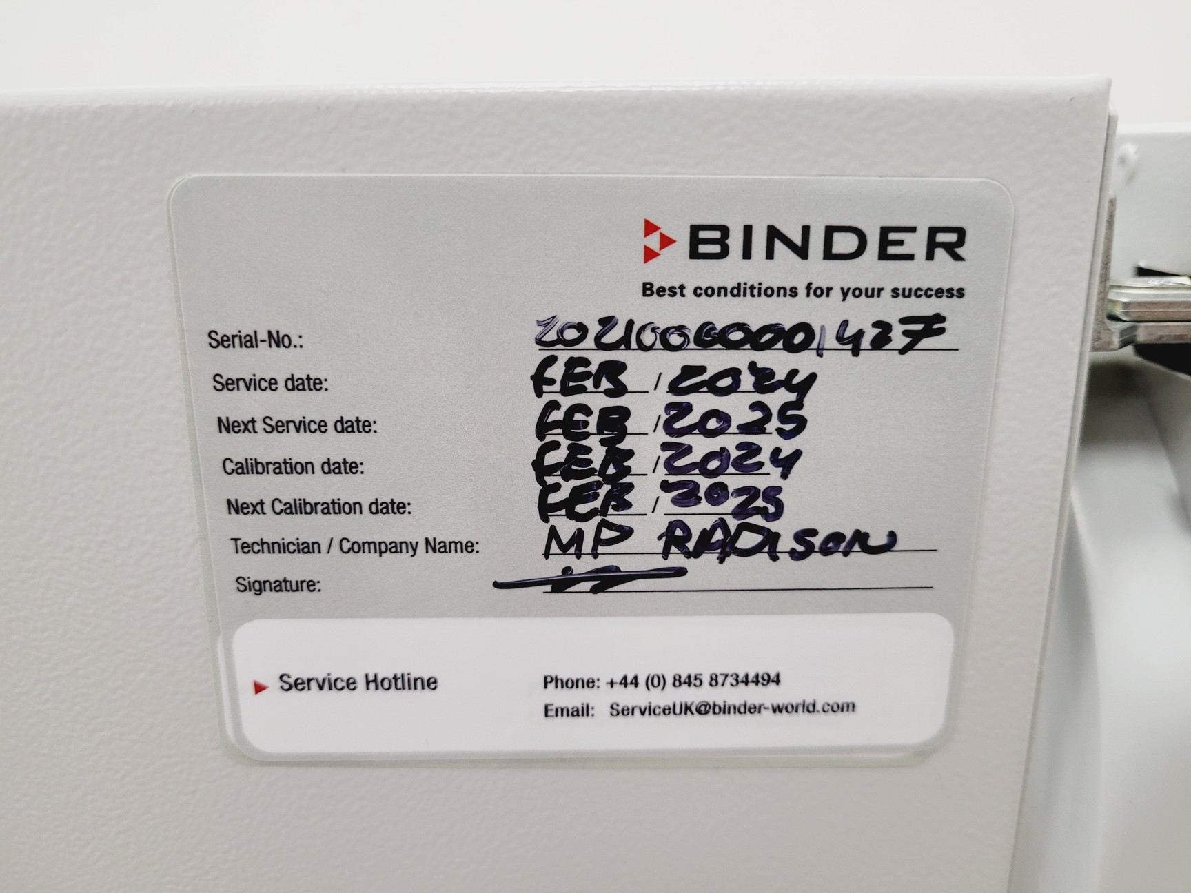 Image of Binder CB 170 CO2 Incubator (2021) Lab