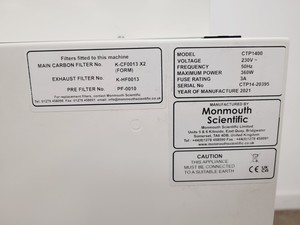 Thumbnail image of Monmouth Scientific Circulaire T-PRO CTP1400 Ductless Fume Hood