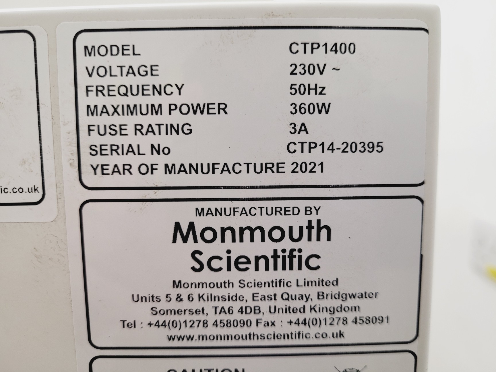 Image of Monmouth Scientific Circulaire T-PRO CTP1400 Ductless Fume Hood
