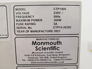 Thumbnail image of Monmouth Scientific Circulaire T-PRO CTP1400 Ductless Fume Hood
