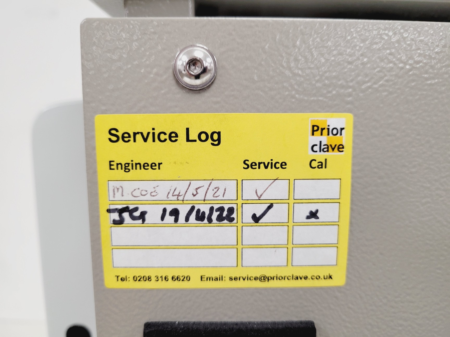 Image of Priorclave PS/MID/C40 Benchtop Autoclave (2020) Lab