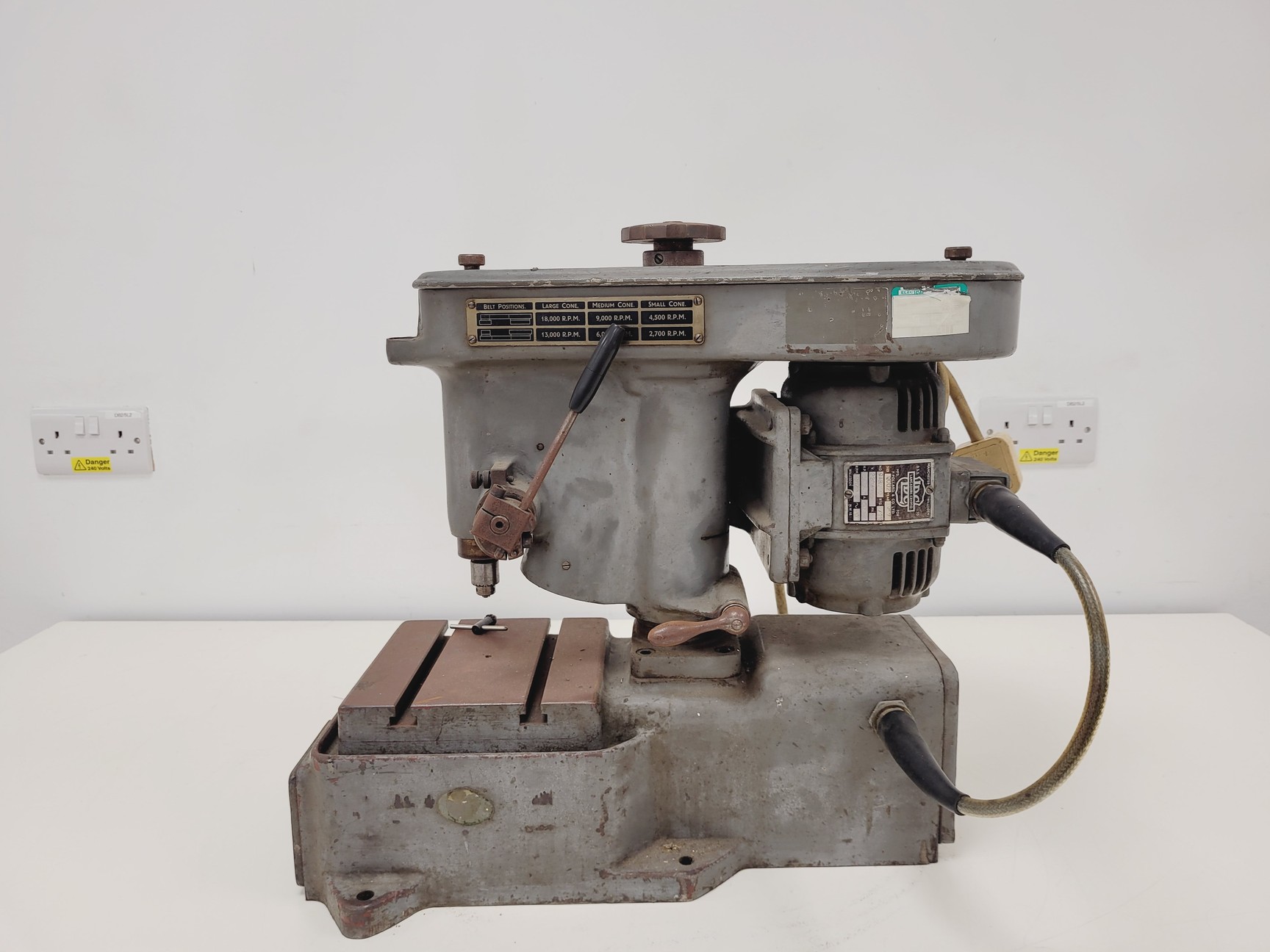Image of Corona 9FX Watchmakers Benchtop Drill (1957)