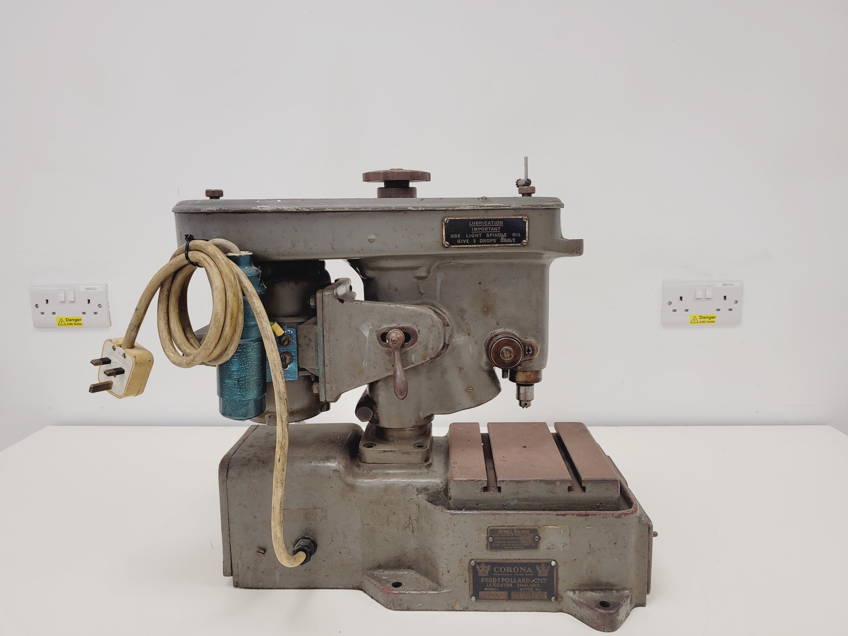 Image of Corona 9FX Watchmakers Benchtop Drill (1957)