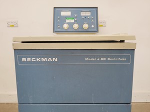 Thumbnail image of Beckman J-6B Refrigerated Ultracentrifuge w/ JS4.2 rotor & 6 x Buckets Lab