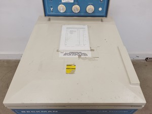 Thumbnail image of Beckman J-6B Refrigerated Ultracentrifuge w/ JS4.2 rotor & 6 x Buckets Lab
