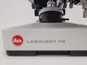 Thumbnail image of Leitz Labovert FS Microscope w/ 4 x Objectives PHACO 4x/10x/20x/32x Lab