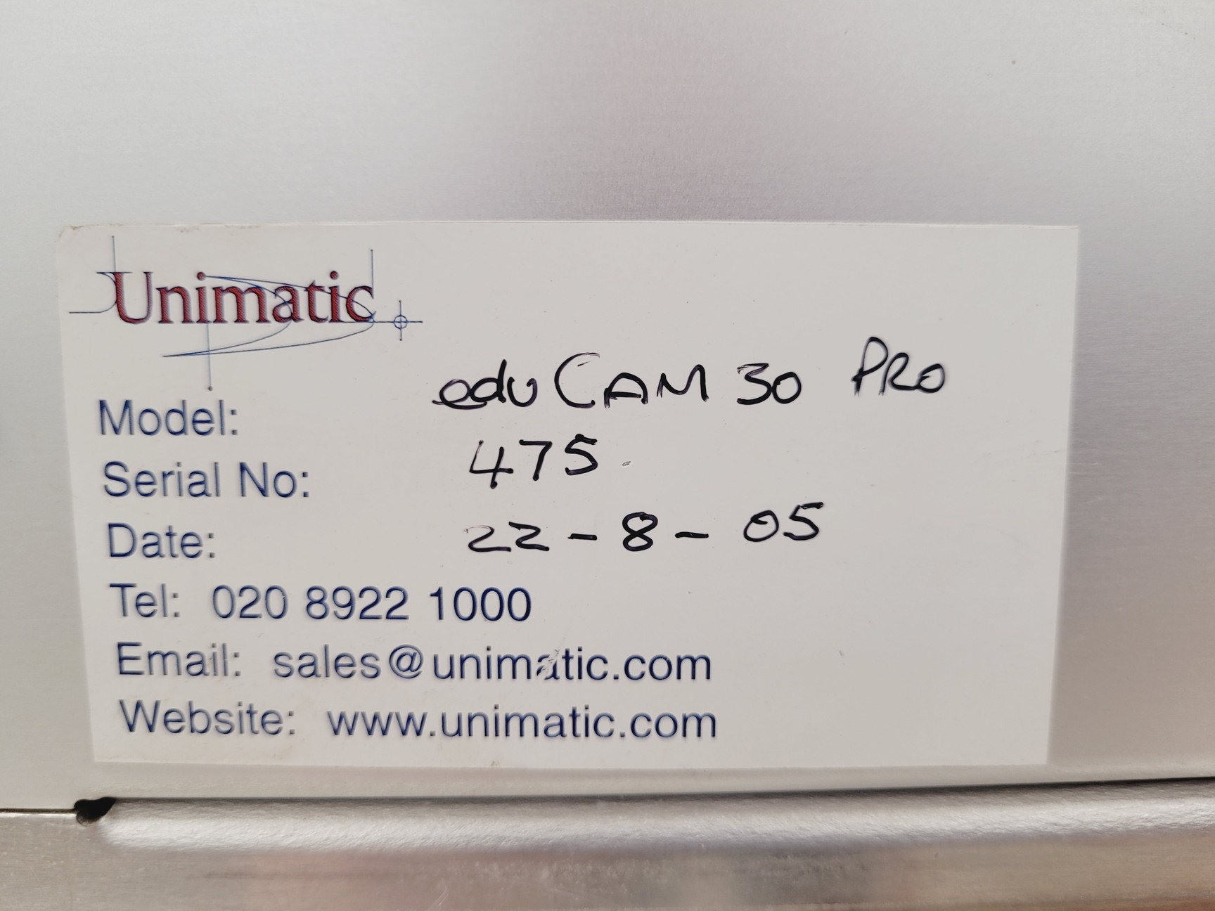 Image of Unimatic eduCAM 30 Pro CNC Router
