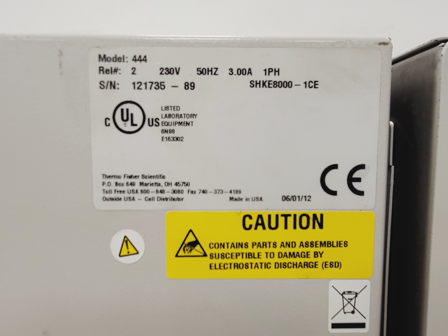 Image of Thermo Scientific MaxQ 8000 Shaker Incubator Model:444 SHKE8000-1CE Lab