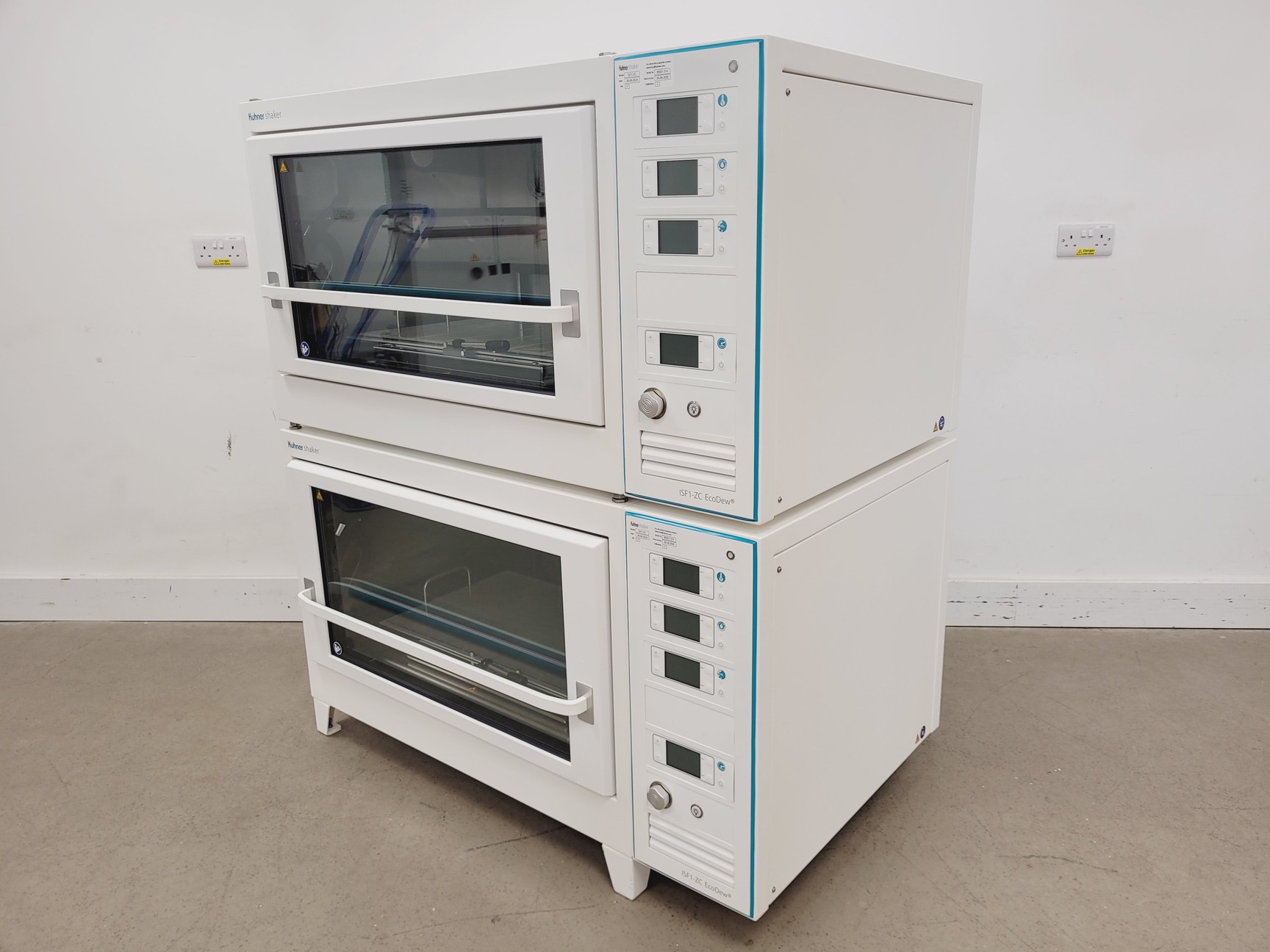 Image of Kuhner Shaker ISF1-ZC EcoDew Shaking Incubator Double Stack Lab