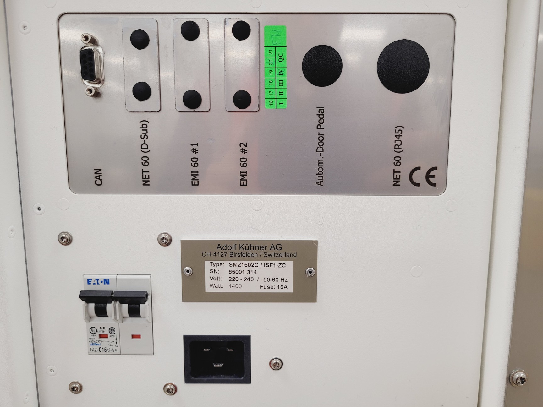Image of Kuhner Shaker ISF1-ZC EcoDew Shaking Incubator Double Stack Lab