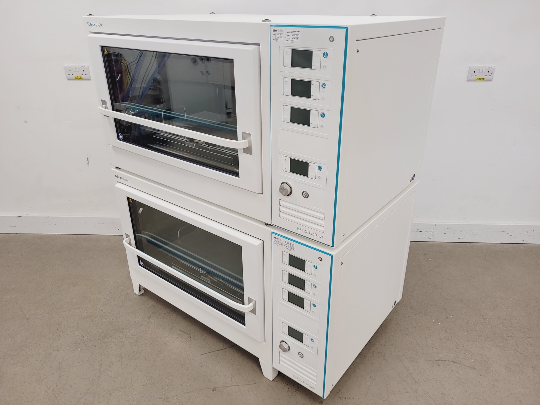 Image of Kuhner Shaker ISF1-ZC EcoDew Shaking Incubator Double Stack Lab