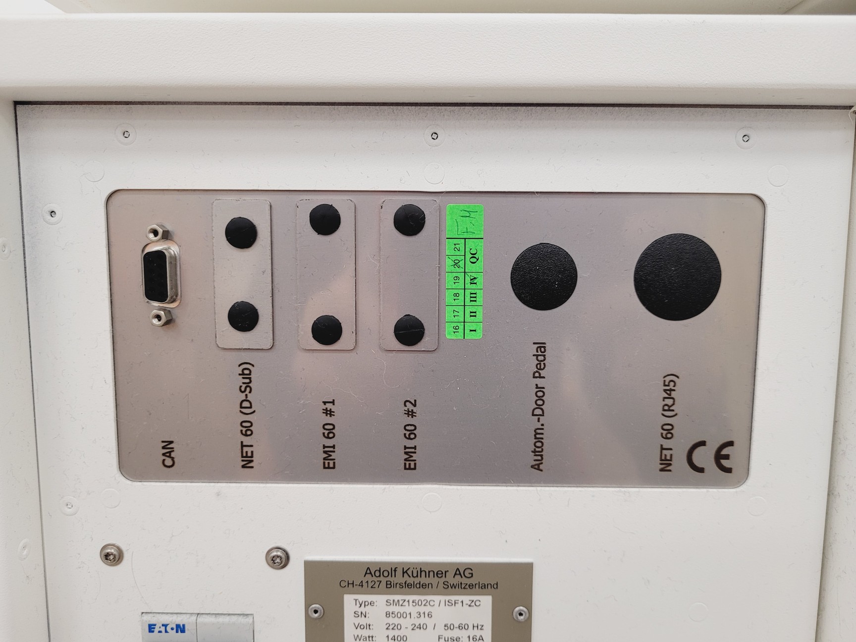 Image of Kuhner Shaker ISF1-ZC EcoDew Shaking Incubator Double Stack Lab