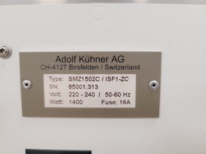 Thumbnail image of Kuhner Shaker ISF1-ZC EcoDew Shaking Incubator Double Stack Lab
