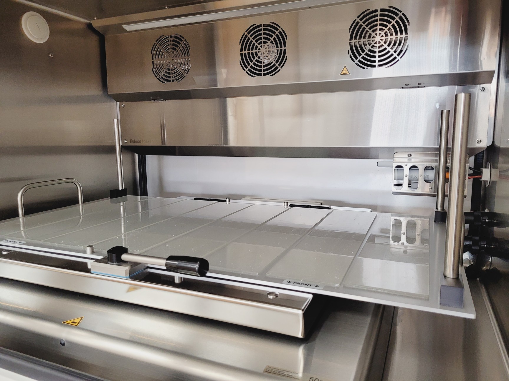 Image of Kuhner Shaker ISF1-ZC EcoDew Shaking Incubator Double Stack Lab