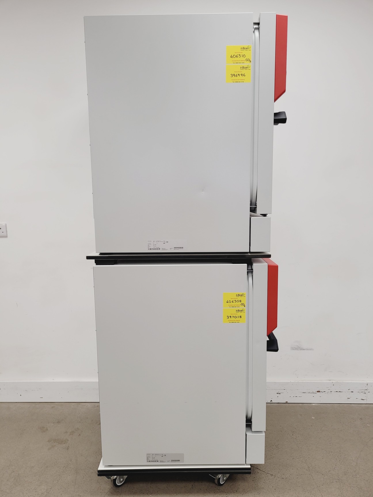 Image of Binder CB160 E6.1 Co2 Incubator Double Stack 9140-0092 Lab