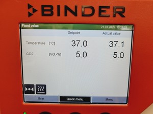 Thumbnail image of Binder CB160 E6.1 Co2 Incubator Double Stack 9140-0092 Lab