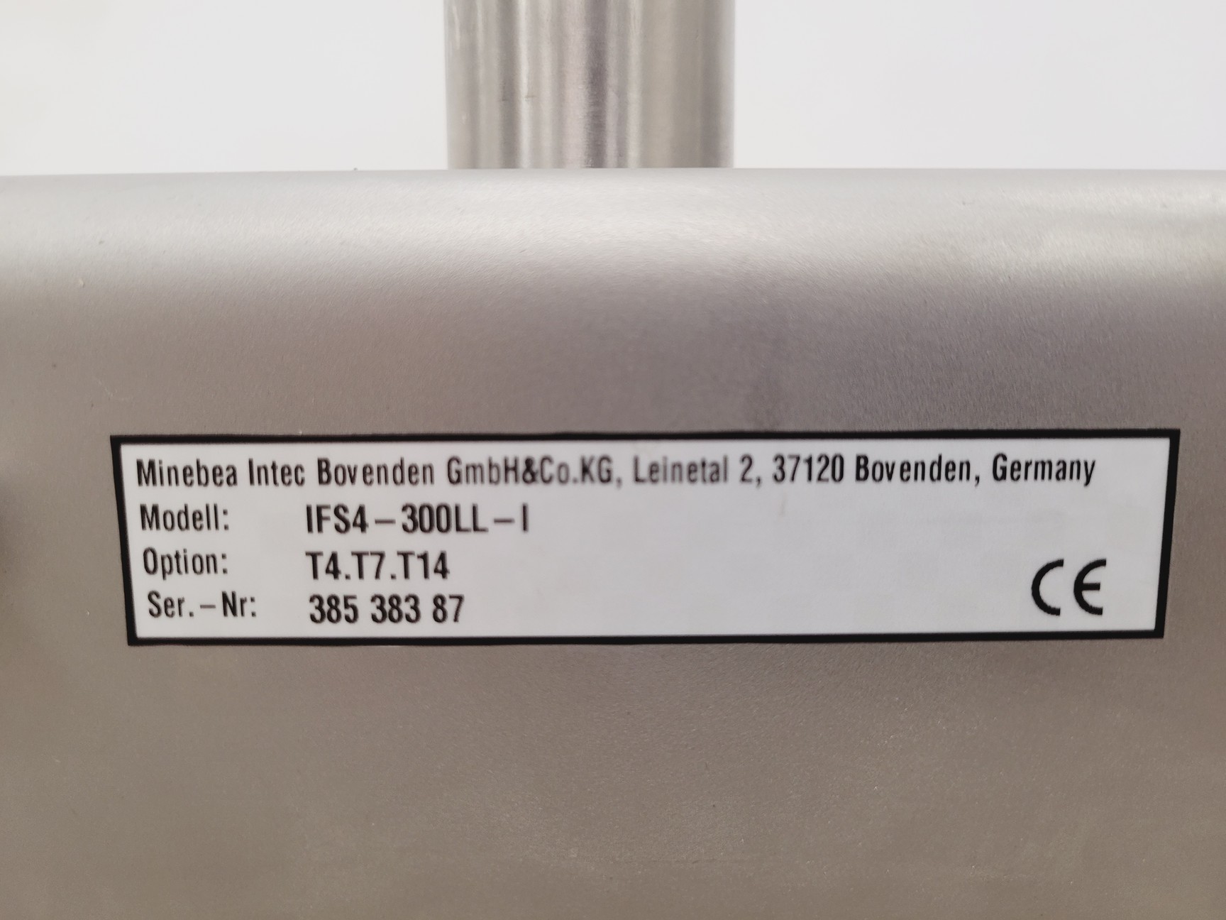 Image of Minebea IFS4-300LL-I Weighing Platform w/ Sartorius Combics 1