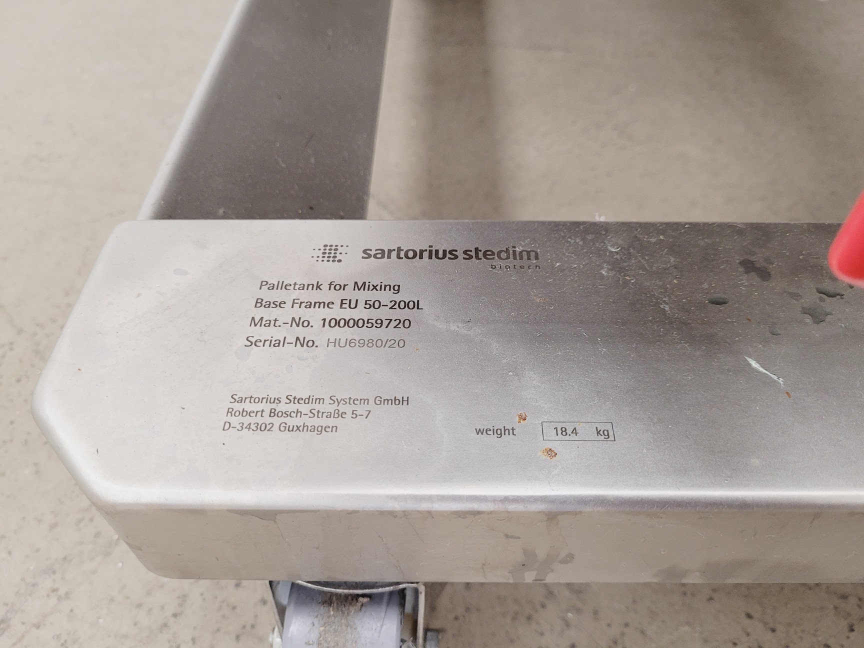 Image of Sartorius Stedim Biotech Palletank For Mixing 200L FXC301942