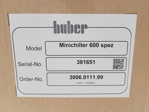 Thumbnail image of New Huber Minichiller 600 MPC spez 3006.0111.99 NOS