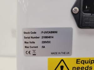 Thumbnail image of Fisherbrand F-UVCABMINI Mini UV Sterilization Cabinet Lab