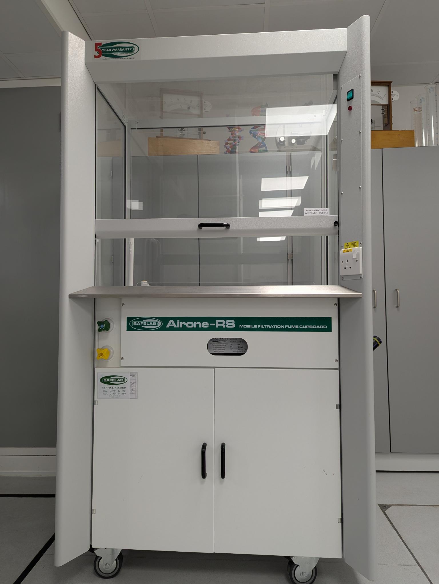 Image of Safe Lab Airone 1000RS Mobile Ductless Fume Cupboard 'Unused - As New' Lab