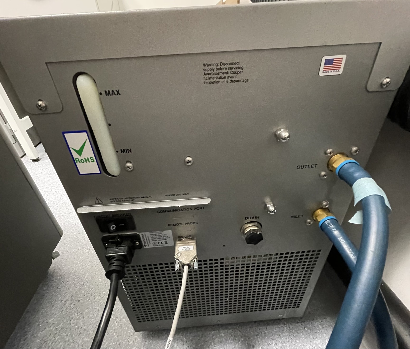 Image of Fluidigm Helios CyTOF Mass Cyto w/ PolyScience WhisperCool Chiller Spares/Repair