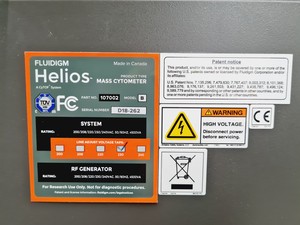 Thumbnail image of Fluidigm Helios CyTOF Mass Cyto w/ PolyScience WhisperCool Chiller Spares/Repair