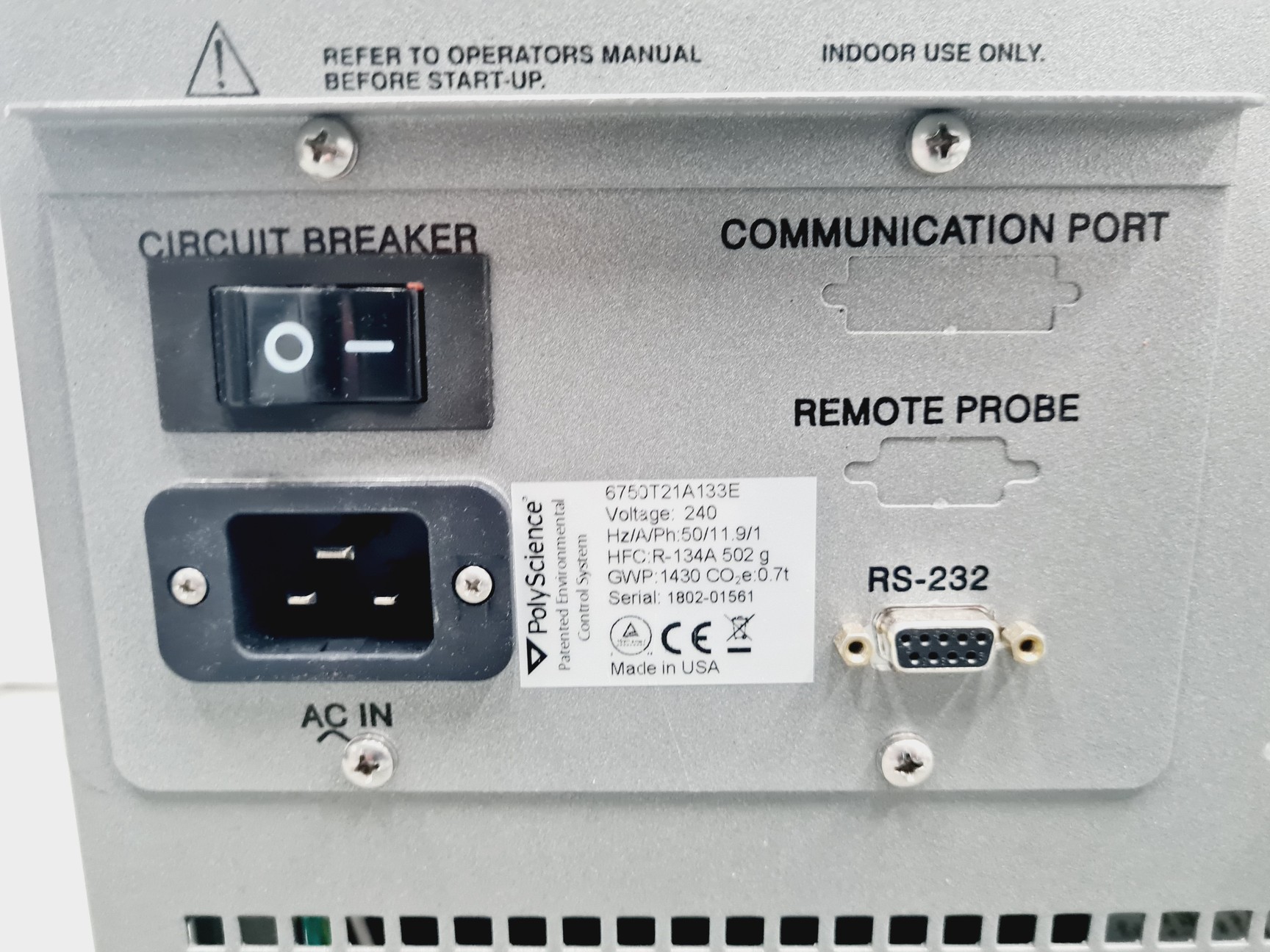 Image of Fluidigm Helios CyTOF Mass Cyto w/ PolyScience WhisperCool Chiller Spares/Repair