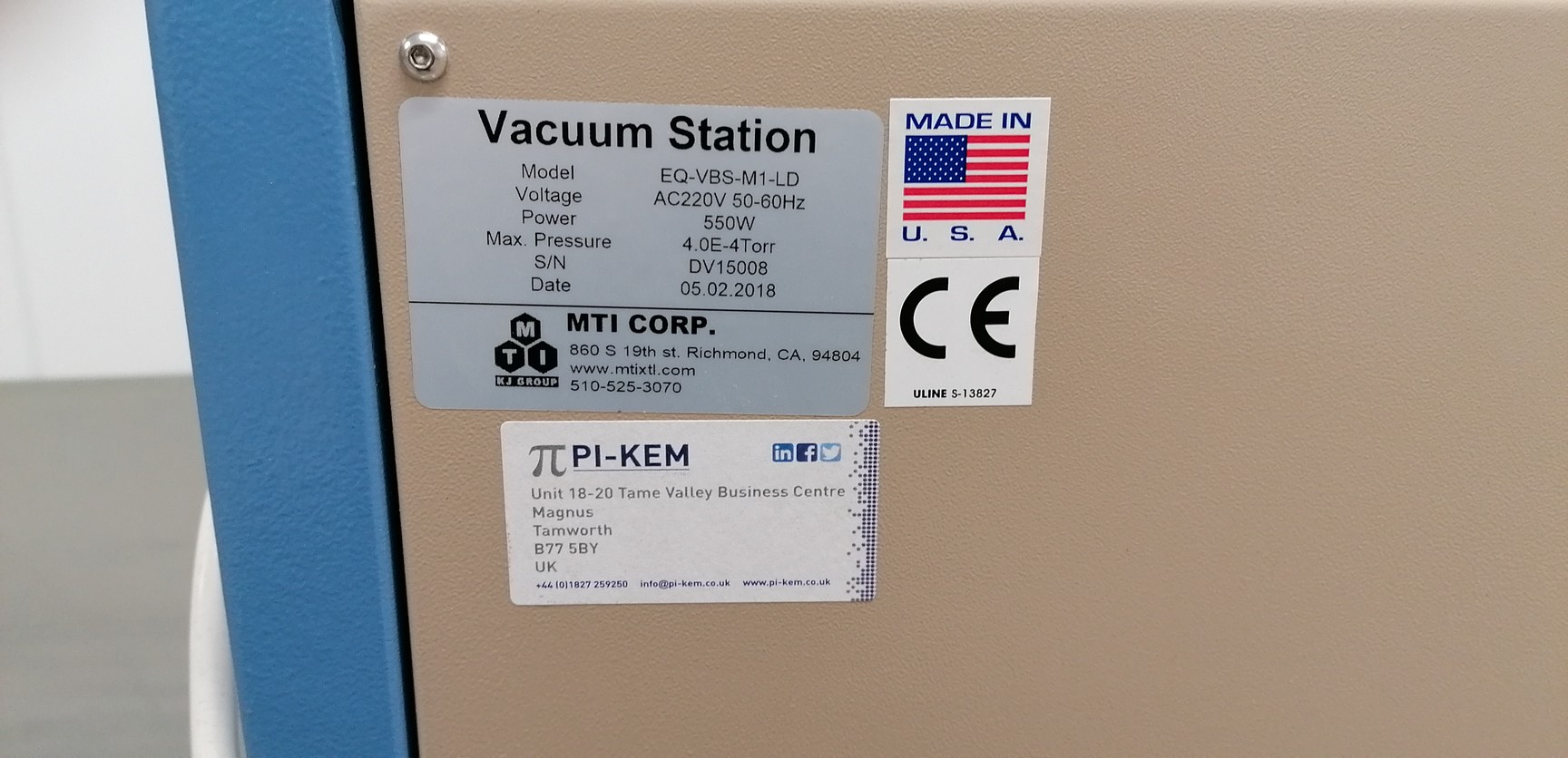 Image of MTI Corp High Temp Furnace GSL-1700X-IIII w/ EQ-VBS-M1-LD & GSL-LCD-3Z 