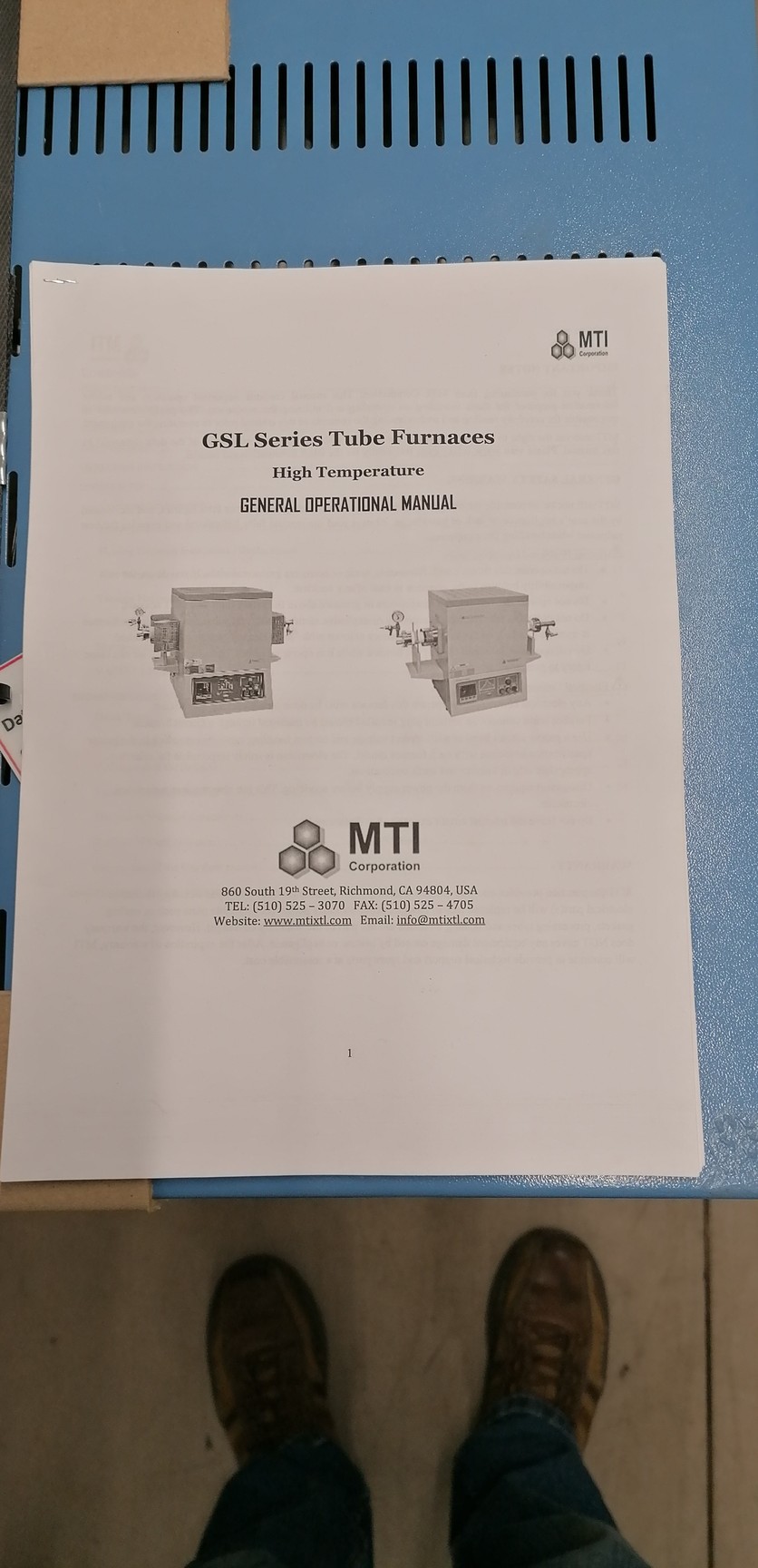 Image of MTI Corp High Temp Furnace GSL-1700X-IIII w/ EQ-VBS-M1-LD & GSL-LCD-3Z 