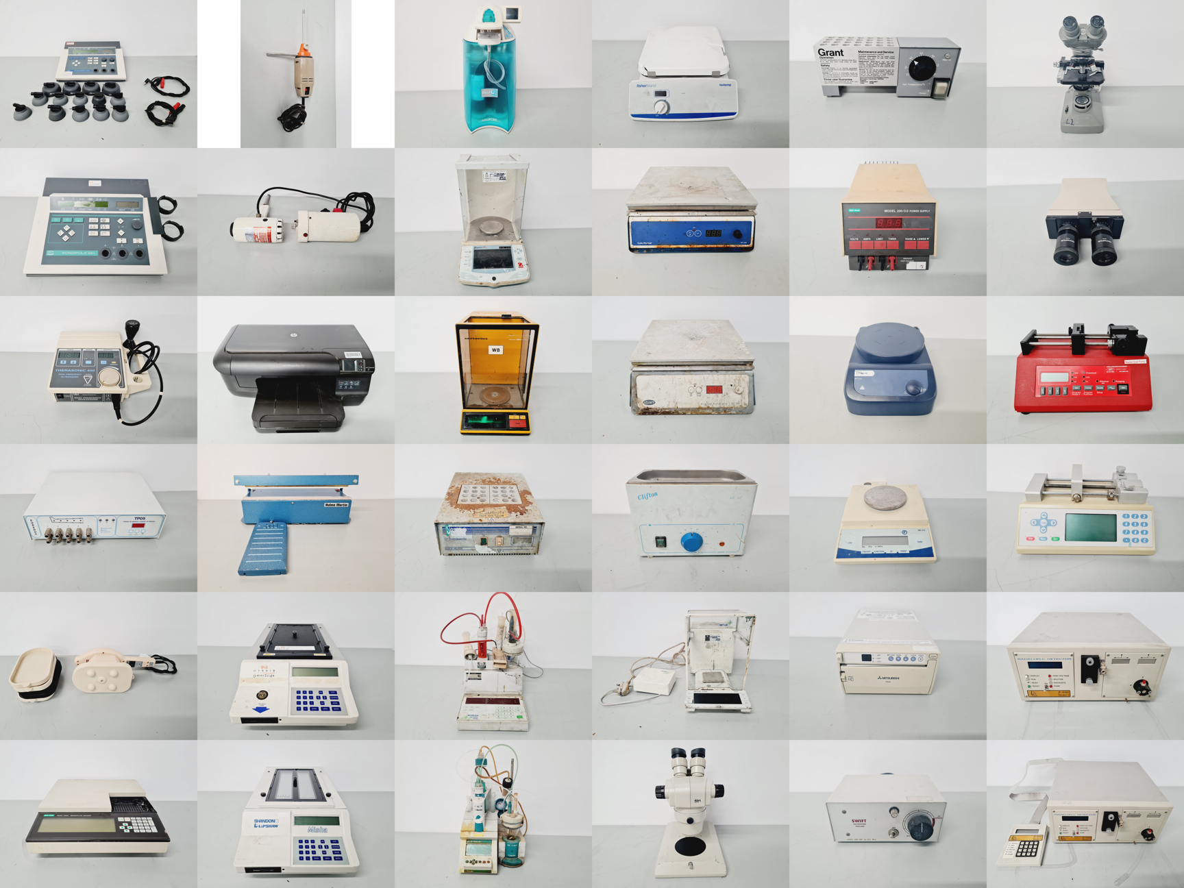 Image of Mixed Job Lot of Laboratory Equipment - Phillips, Hybaid, Millipore, Olympus 
