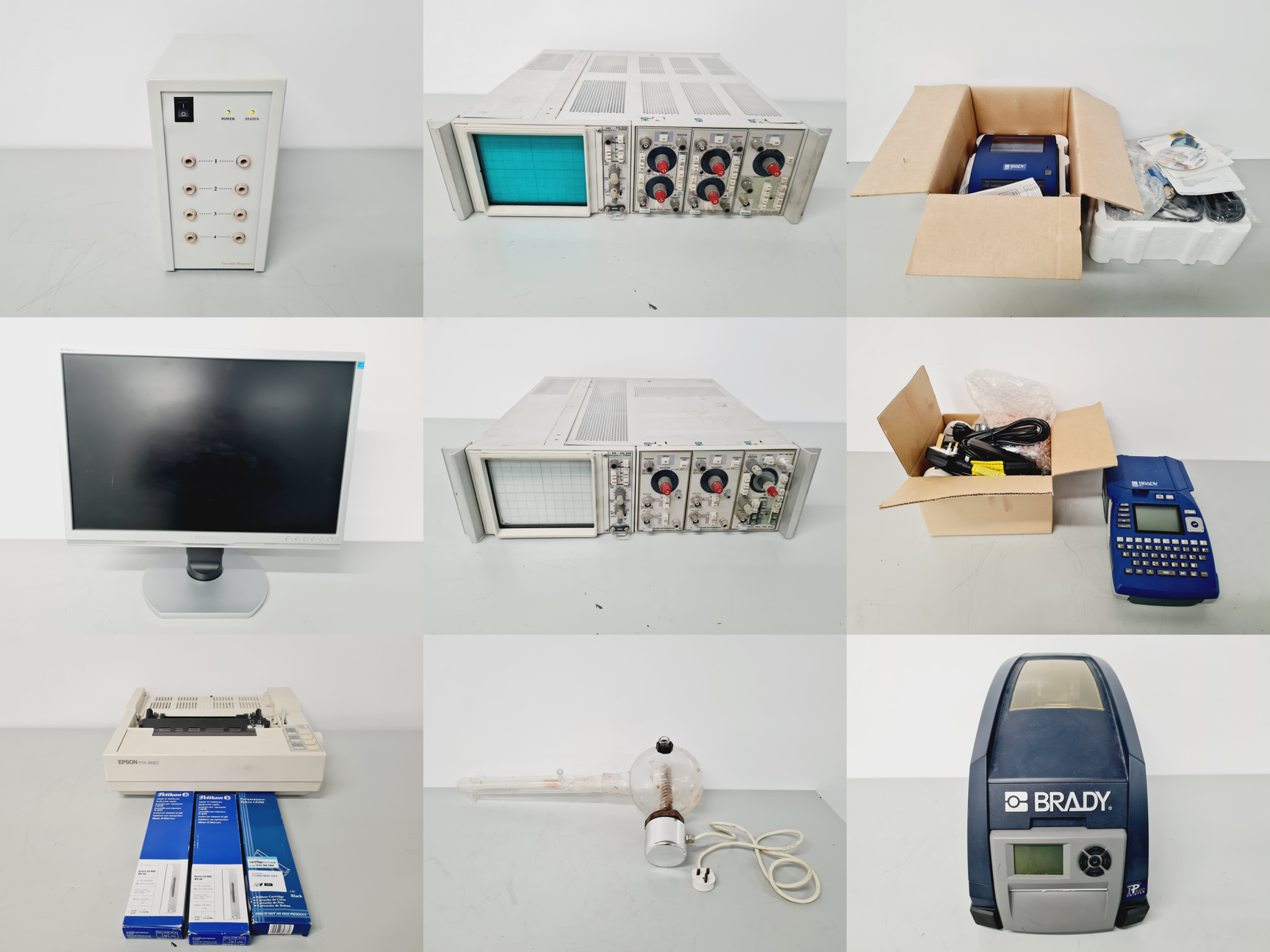 Image of Mixed Job Lot of Laboratory Equipment - Phillips, Hybaid, Millipore, Olympus 