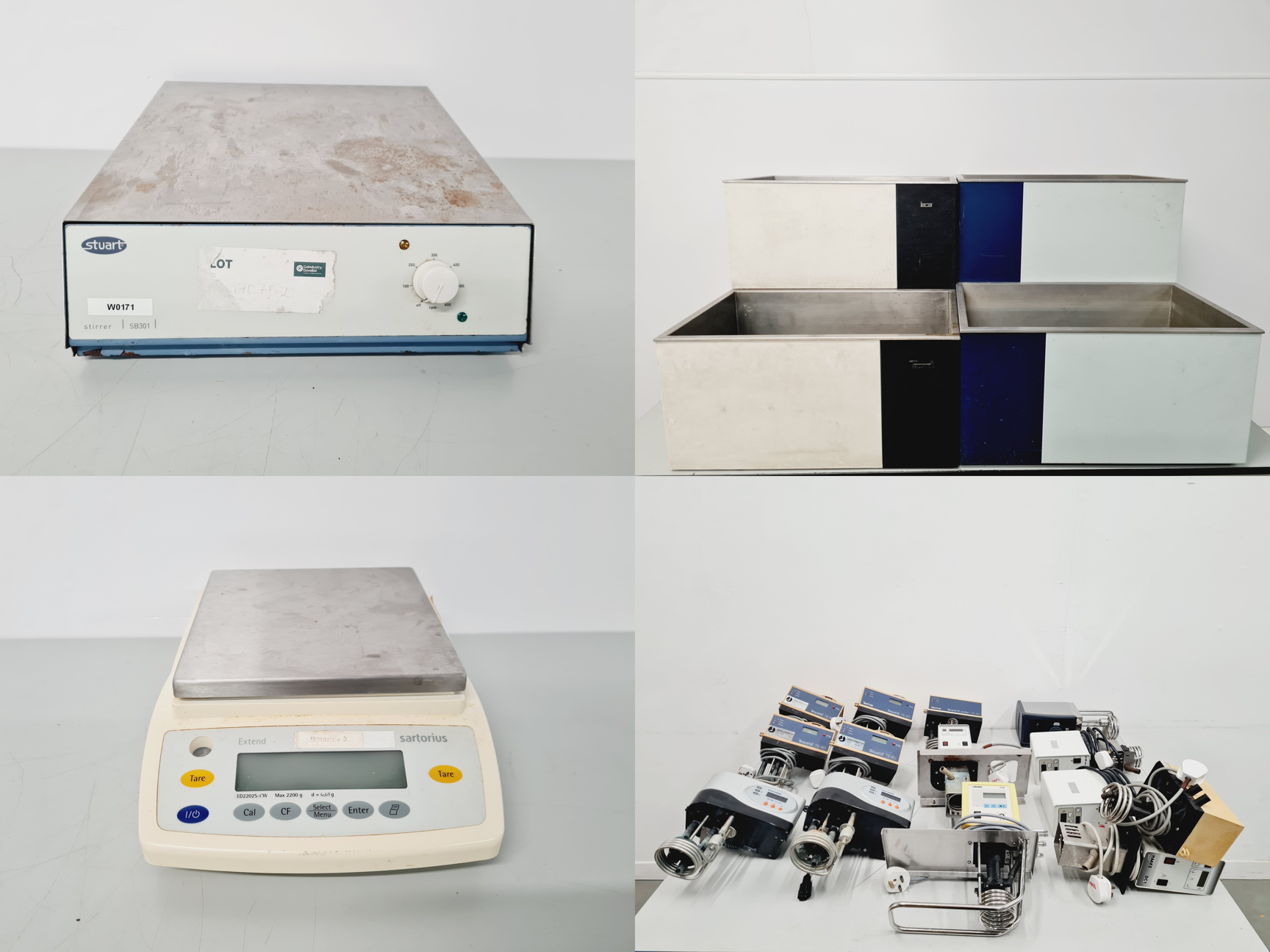 Image of Mixed Job Lot of Laboratory Equipment - Stuart, Genevac, Griffin, Polycap