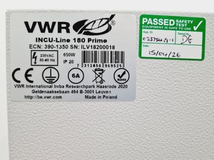 Thumbnail image of VWR INCU-Line 180 Prime Incubator Lab
