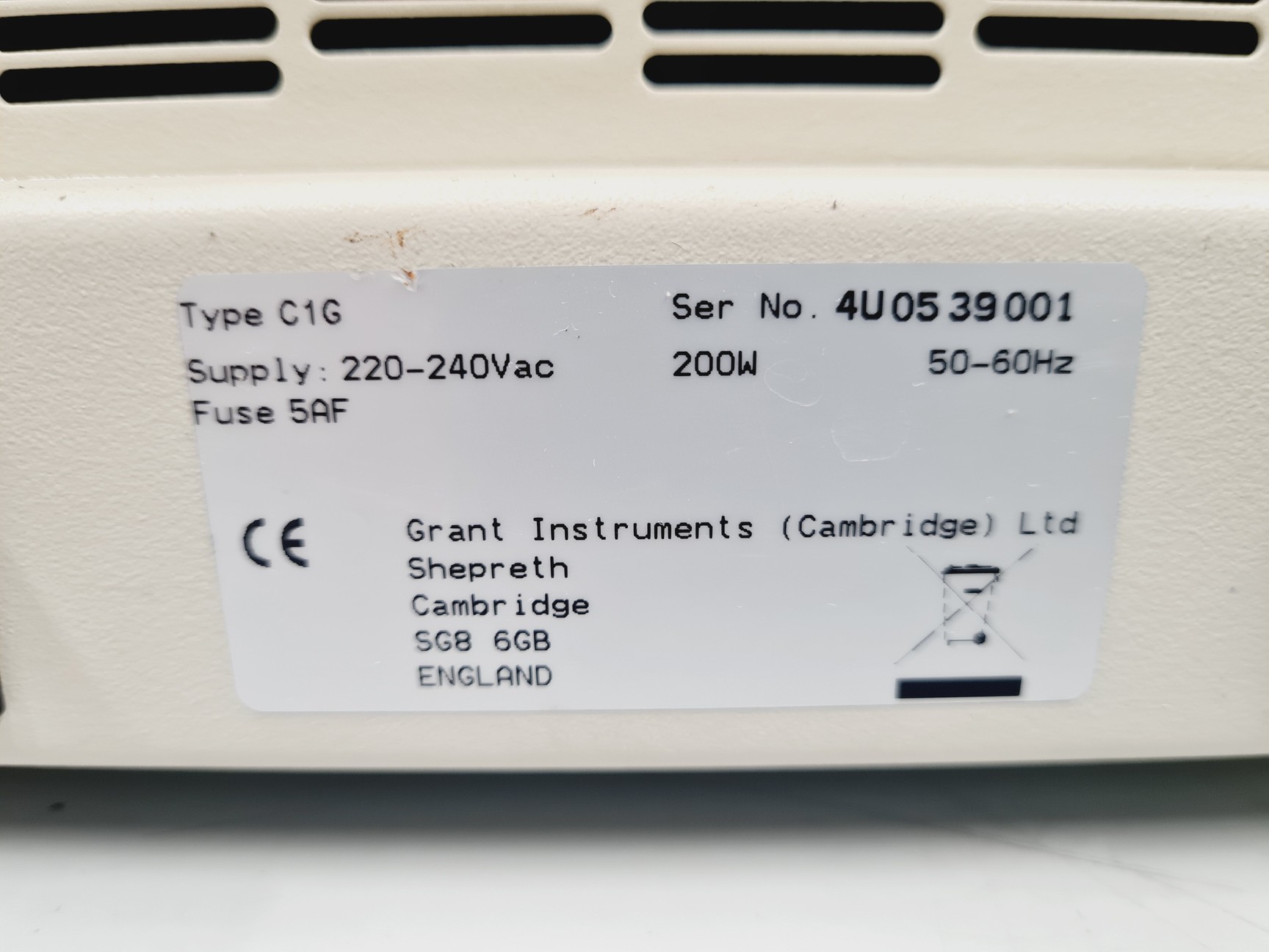 Image of Grant Instruments Type C1G Immersion Cooler Lab