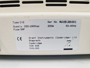 Thumbnail image of Grant Instruments Type C1G Immersion Cooler Lab