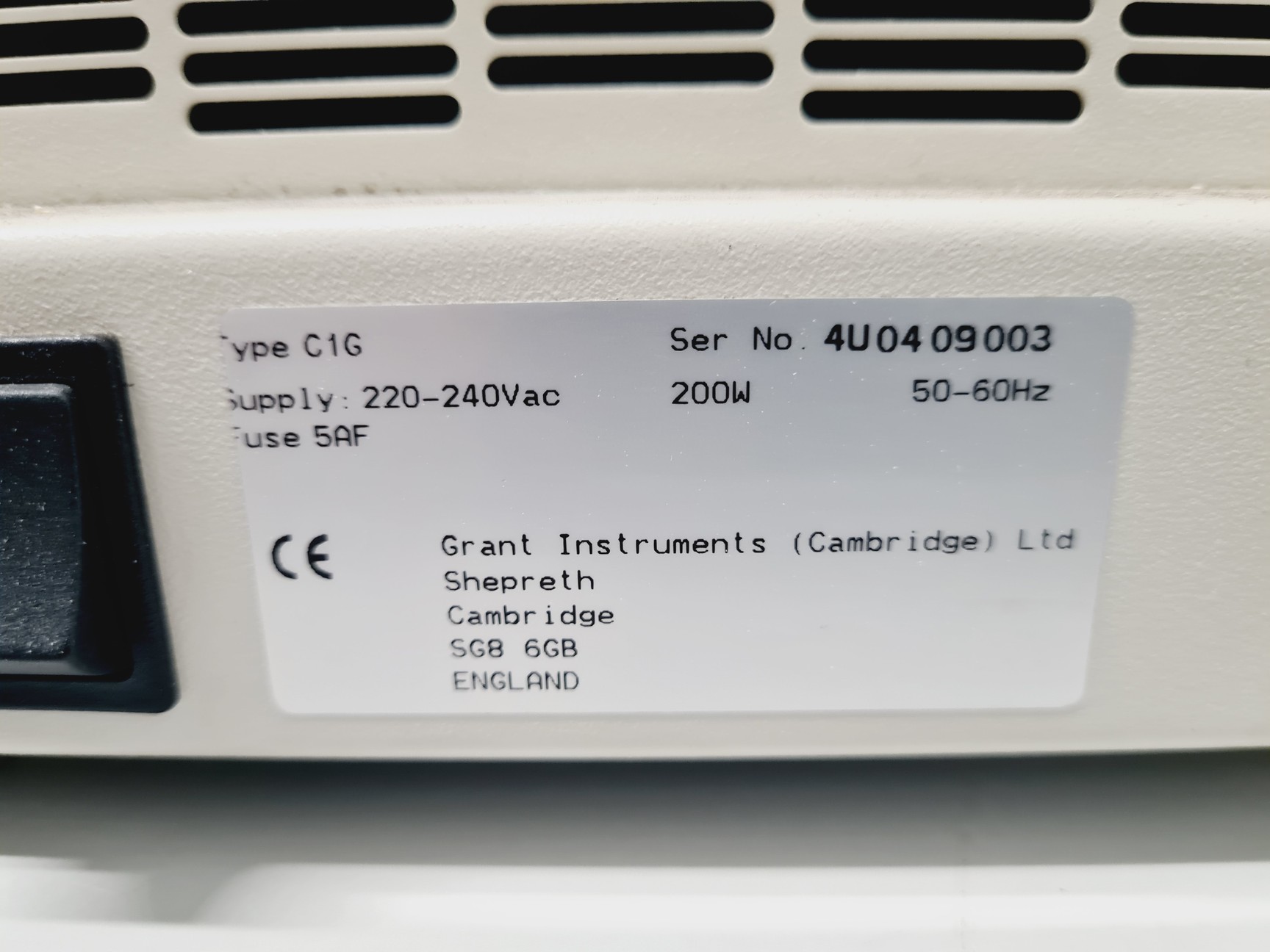 Image of Grant Instruments Type - C1G Immersion Cooler Lab