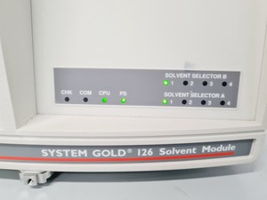 Thumbnail image of Beckman Coulter System Gold 126 Solvent Module, 127 Solvent Module, 116 Detector