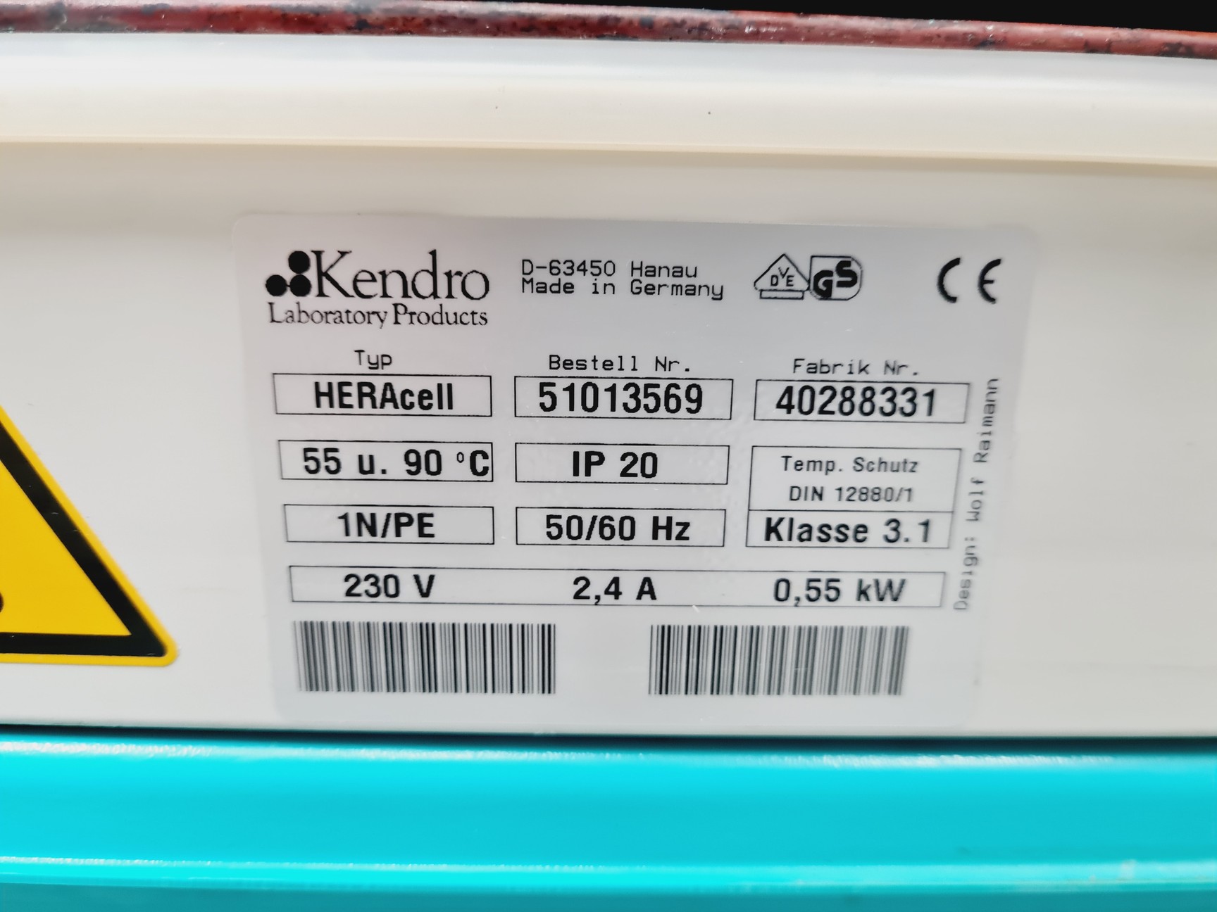 Image of Kendro Heraeus HERAcell 150 CO2 Incubator Lab