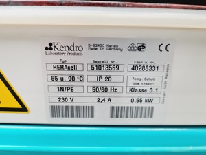 Thumbnail image of Kendro Heraeus HERAcell 150 CO2 Incubator Lab