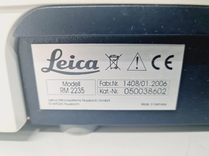 Thumbnail image of Leica Model RM2235 Rotary Microtome Lab