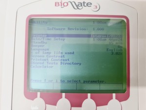 Thumbnail image of Thermo Spectronic BioMate 3 Spectrophotometer Lab