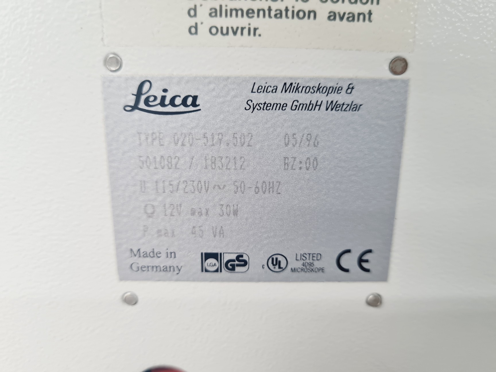 Image of Leica DMLB Microscope w/ HBO 100 Lamp Power Supply & DFC420 C Digital Camera Lab