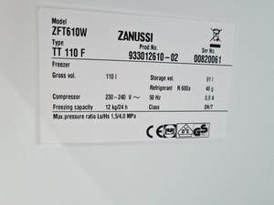 Thumbnail image of Zanussi ZFT610W Freezer Lab