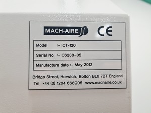 Thumbnail image of Mach-Aire ICT-120 Isolator Glove Box - Spares/Repair Lab