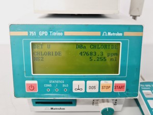 Thumbnail image of Metrohm 751 GDP Titrino with 751 GDP Titrino Keyboard - Spares/Repair Lab
