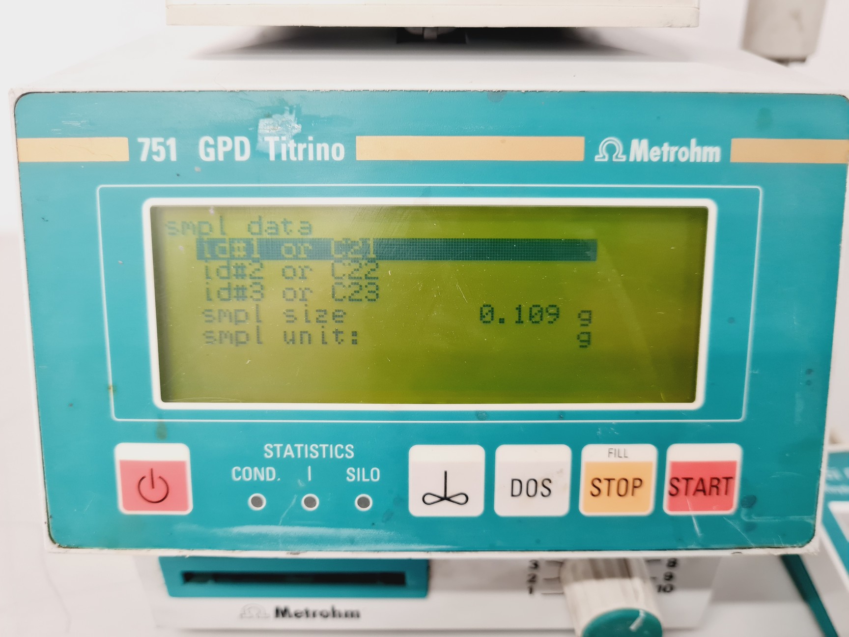 Image of Metrohm 751 GDP Titrino with 751 GDP Titrino Keyboard - Spares/Repair Lab